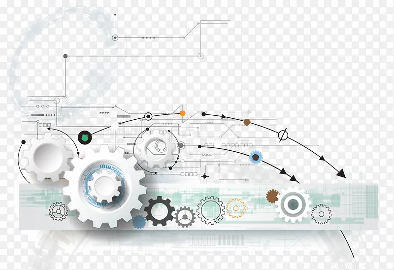 高科技背景元素矢量