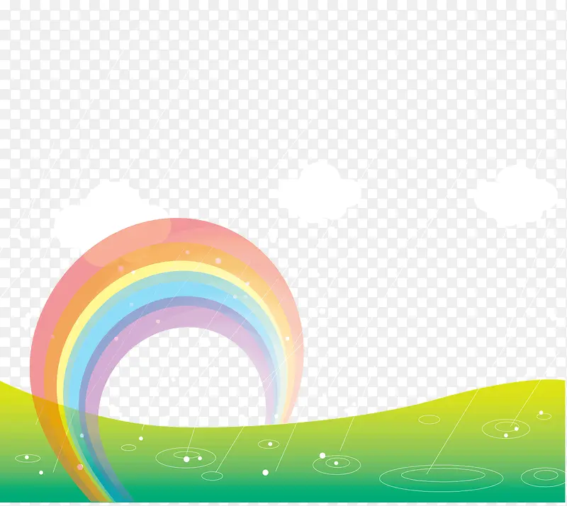 雨中的彩虹