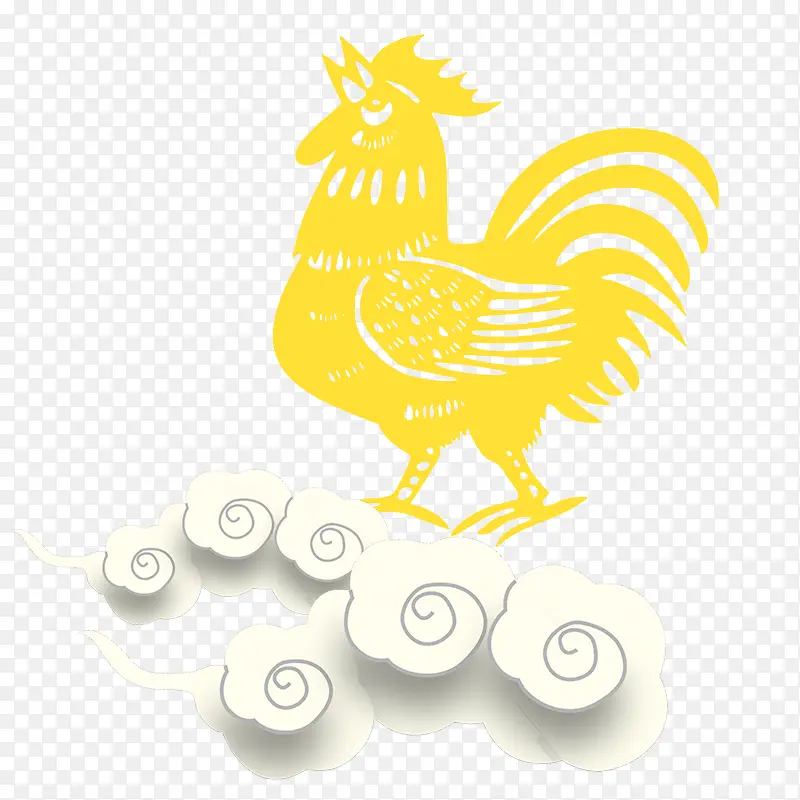 2017鸡年吉祥物png素材