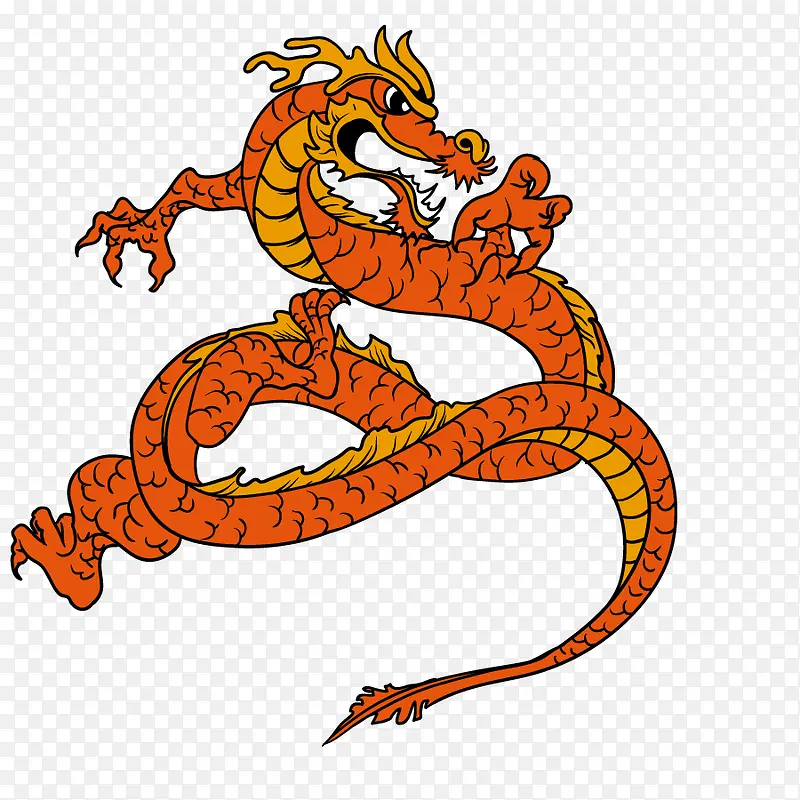 插画盘龙PNG图片素材下载_图片编号7983746-PNG素材网