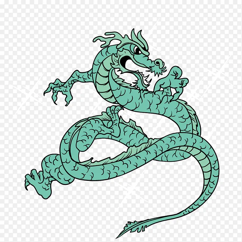 矢量手绘青龙PNG图片素材下载_图片编号7983421-PNG素材网