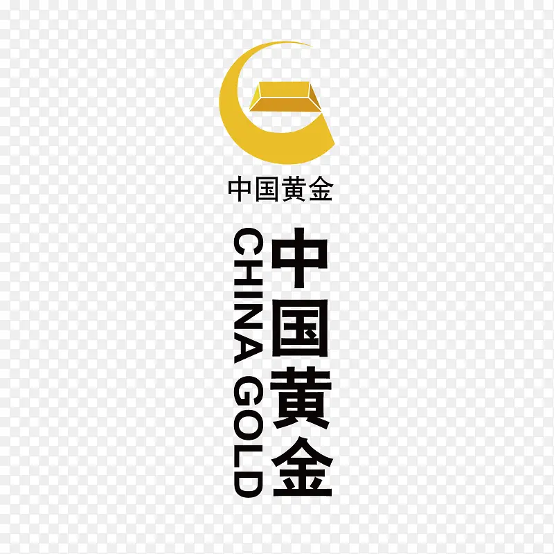 金色中国黄金logo标志