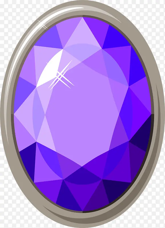 唯美紫色宝石