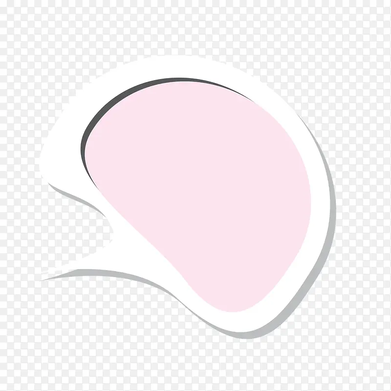 粉色半圆边框