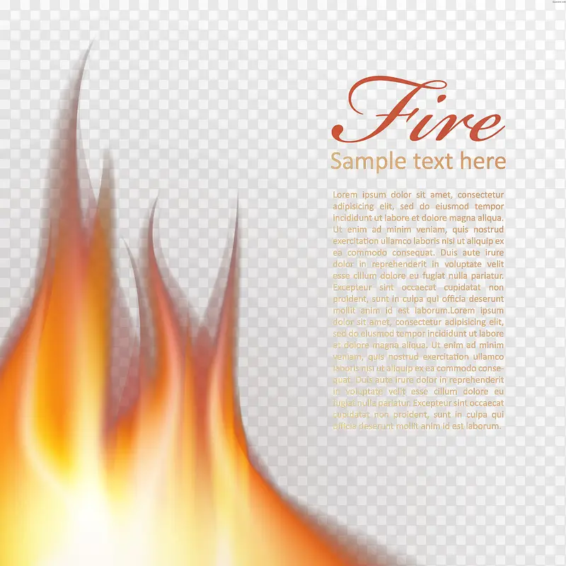 Fire装饰素材