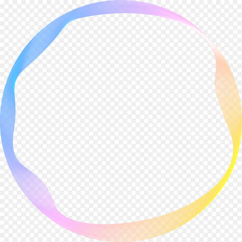 彩色圆圈框架