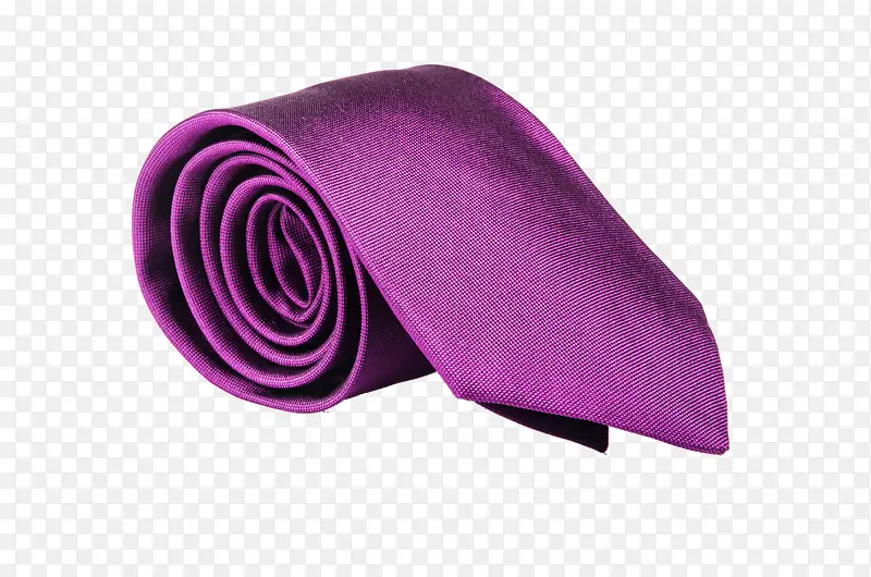 紫色高档领带