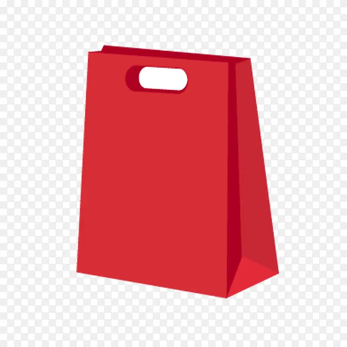 红色纸袋