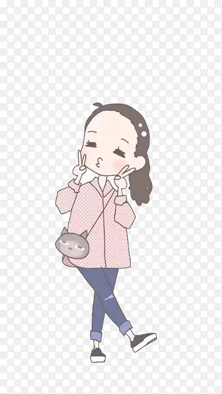 可爱少女PNG图片素材下载_图片编号7990044-PNG素材网