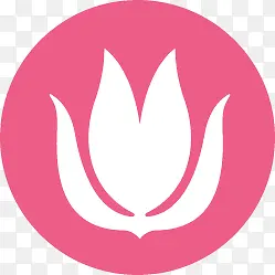 扁平化图标花朵符号