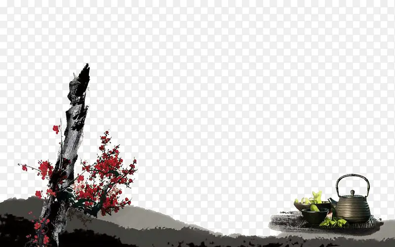 水墨风ppt模板PNG图片素材下载_图片编号7994366-PNG素材网