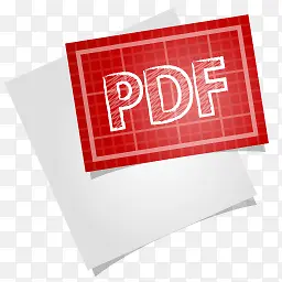 Adobe pdf图标蓝图