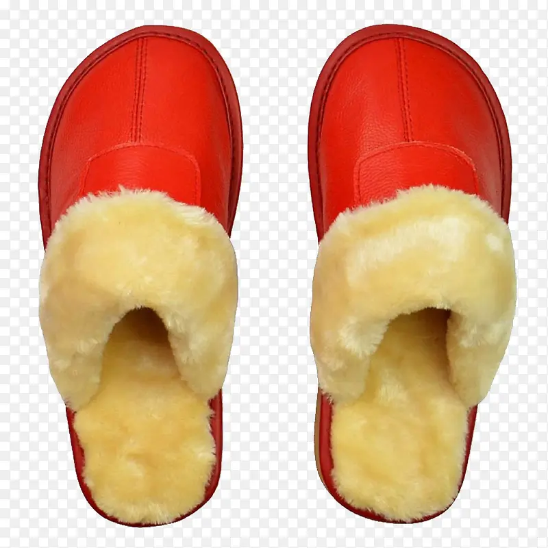 红色拖鞋