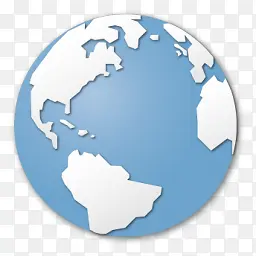 蓝色浏览器地球全球全球国际互联