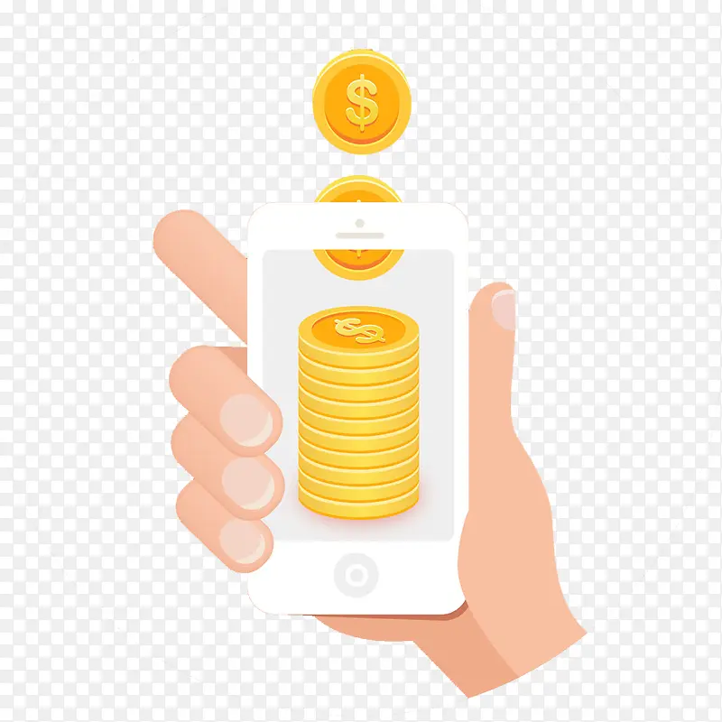 卡通手机付款免抠图PNG图片素材下载_图片编号7997963-PNG素材网