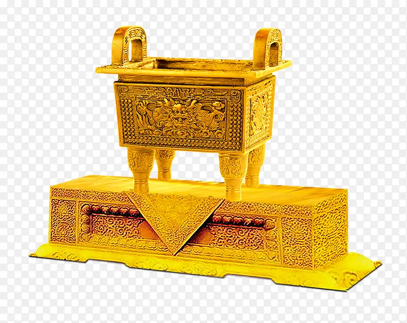 金色方鼎PNG图片素材下载_图片编号7999505-PNG素材网