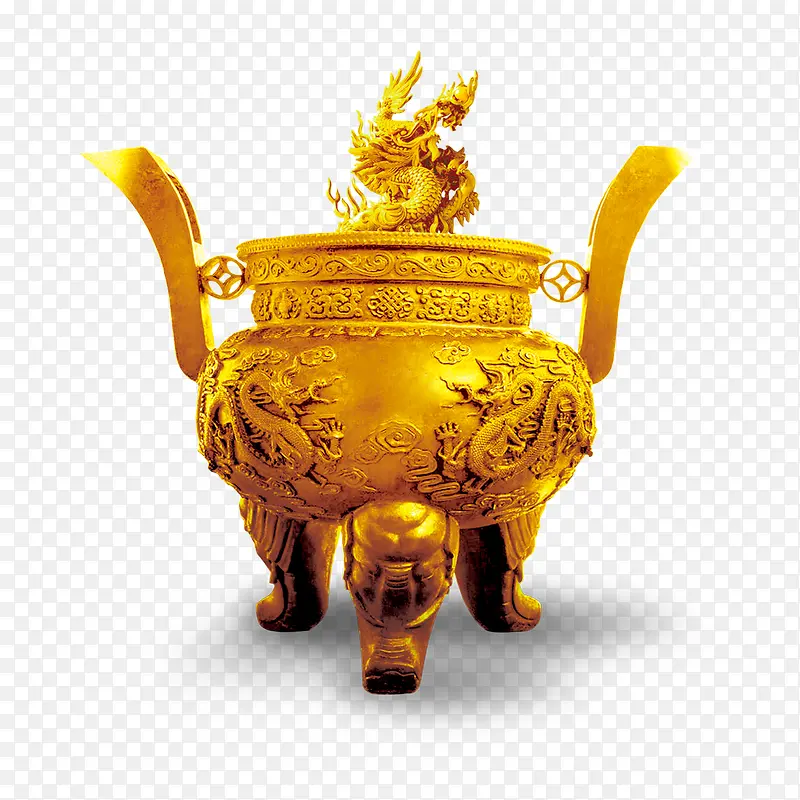 黄金鼎炉PNG图片素材下载_图片编号7999460-PNG素材网