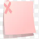帖子它布兰科pink-ribbon-icons