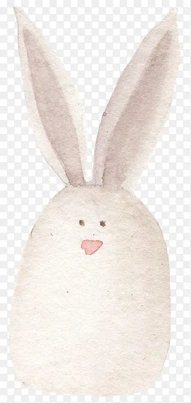 白色手绘兔子动物