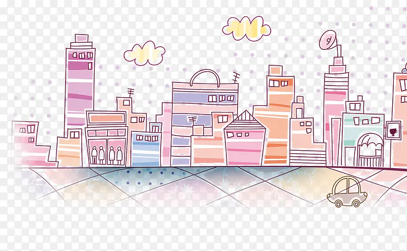 卡通都市PNG图片素材下载_图片编号8003695-PNG素材网