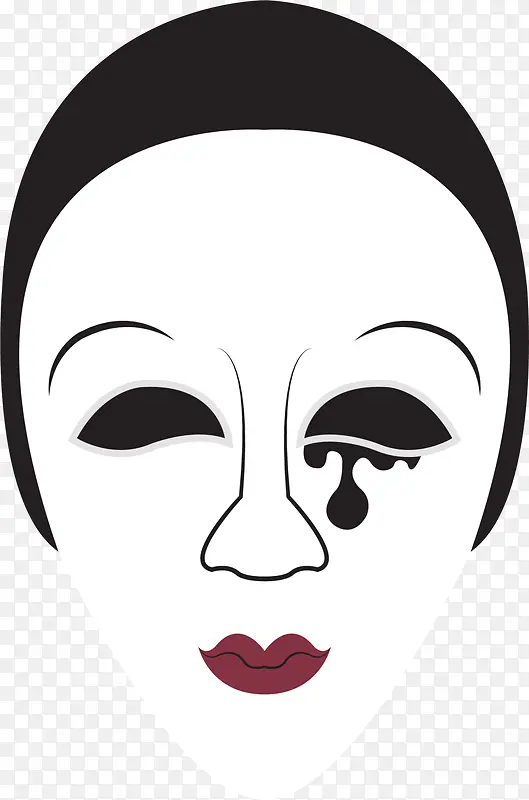 愚人节白色搞怪表情