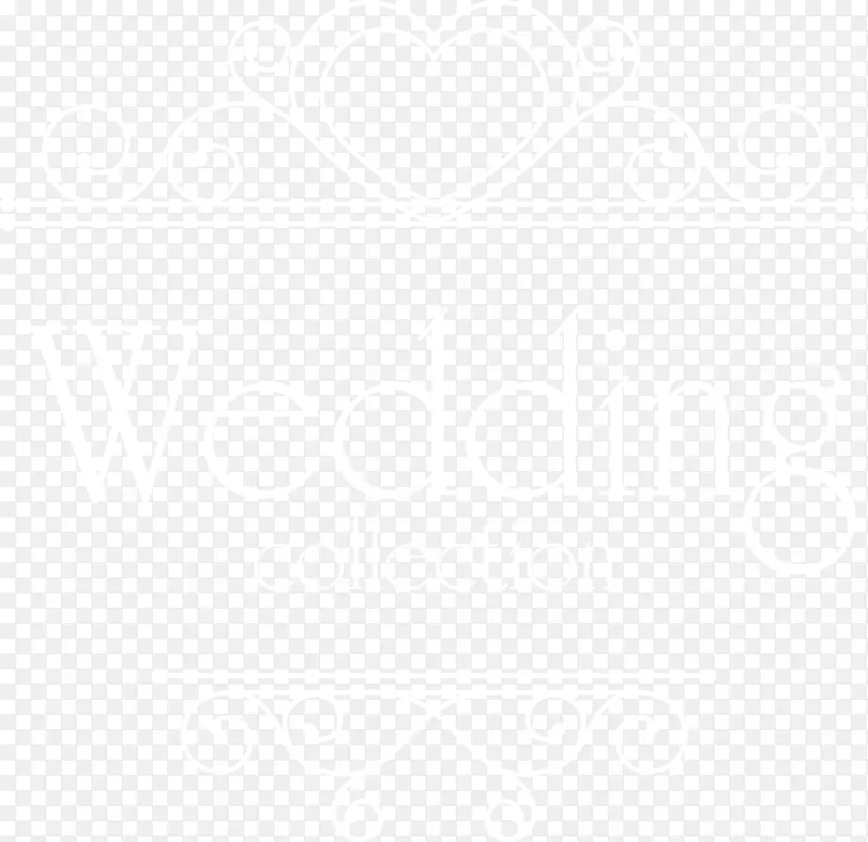 白色婚礼字母标签