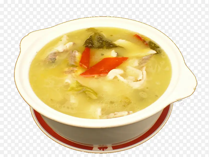 美味酸菜鱼汤