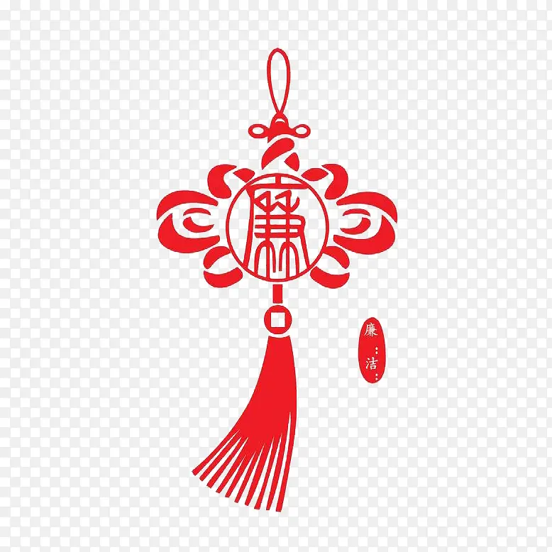 红色中国结廉PNG图片素材下载_图片编号8006611-PNG素材网