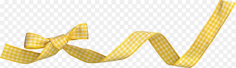 漂浮的黄色丝带