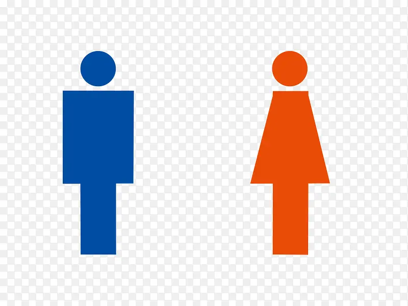男女洗手间图标设计