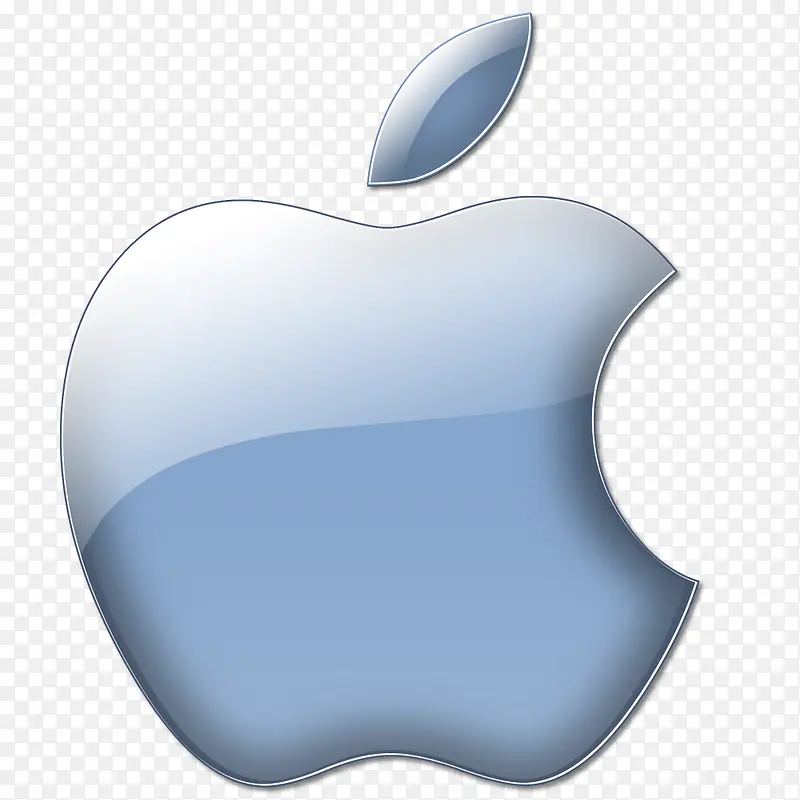 漂浮型苹果logo