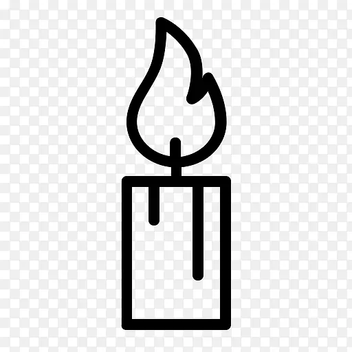 蜡烛装饰火火焰万圣节光可怕的万