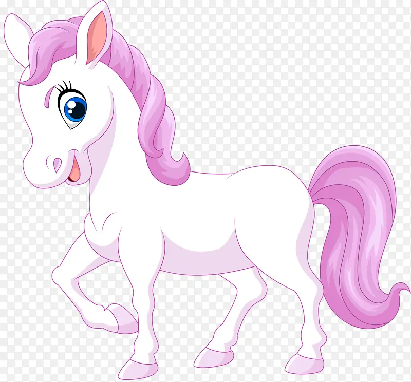 粉色的小马驹