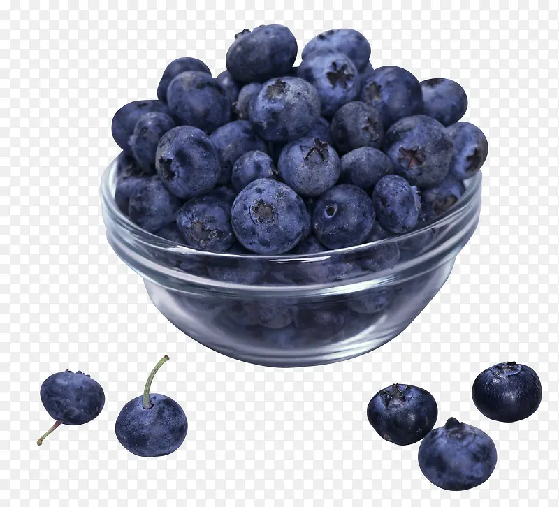 一碗新鲜蓝莓