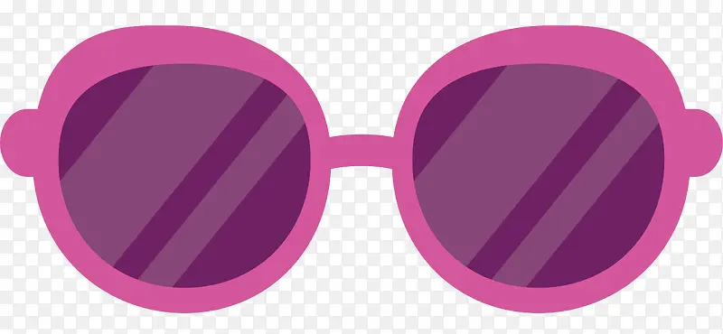 精美紫色眼镜装扮