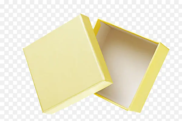 一个黄色的礼盒