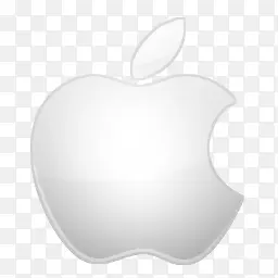白色苹果品牌logo