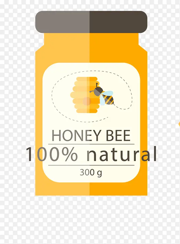 扁平化有机蜂蜜包装