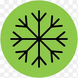 矢量吊牌手绘圣诞节素材 雪花