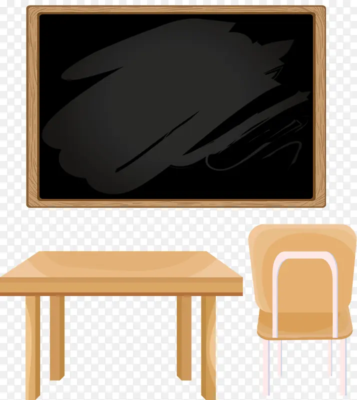 黑板和桌椅
