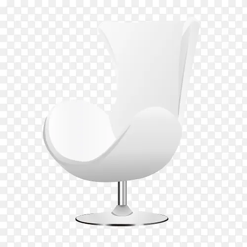 白色高档座椅模型
