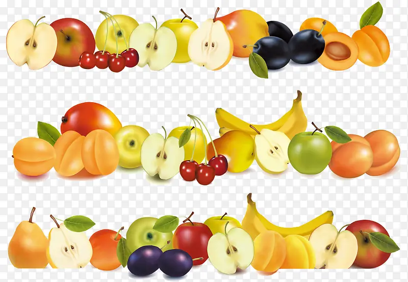 水果横排