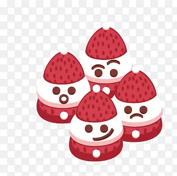 圣诞风草莓蛋糕