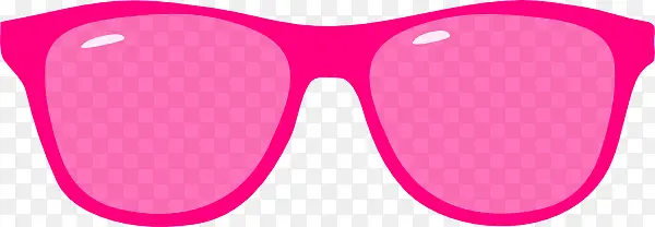 粉色眼镜