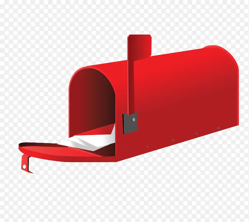 红色信箱盒子