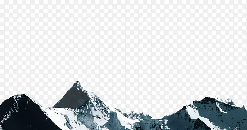 美丽的雪山