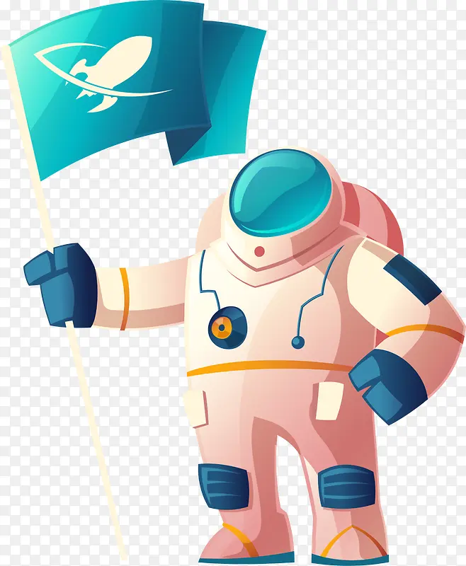 航天员旗帜设计图