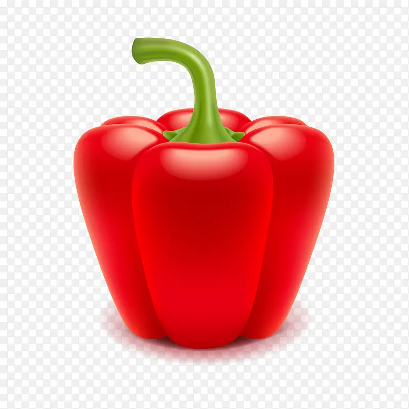 红色的辣椒素菜设计
