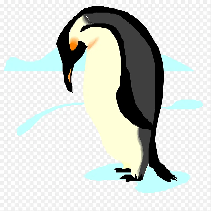 手绘企鹅