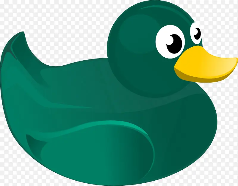 绿色的鸭子